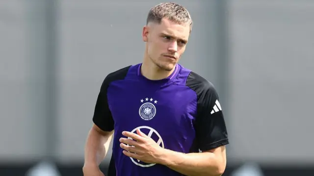 Florian Wirtz of Germany trains