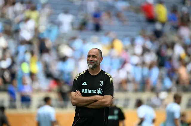 Juventus' Croatian head coach Igor Tudor gestures