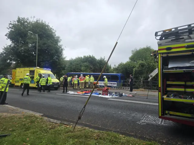Crash scene
