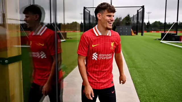 Milos Kerkez new signing for Liverpool FC