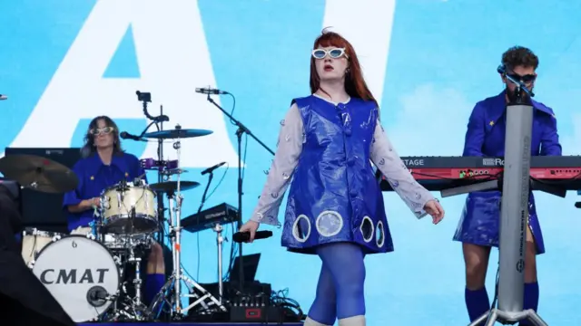 CMAT on the Glastonbury main stage