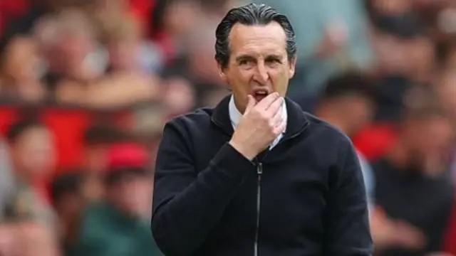 Aston Villa manager Unai Emery