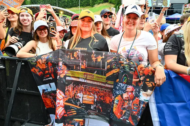 Fans at the Red Bull Ring