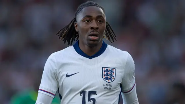 Eberechi Eze of England during the international friendly match between England and Senegal