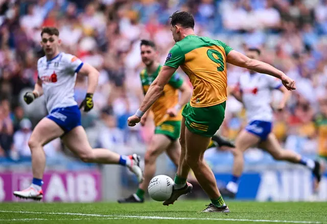 Michael Langan scores