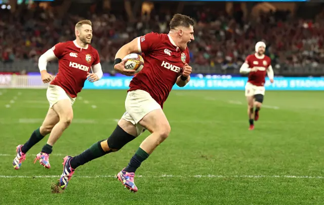 Dan Sheehan celebrates