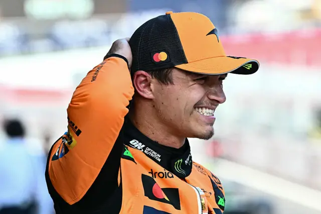 Lando Norris at the Austrian Grand Prix