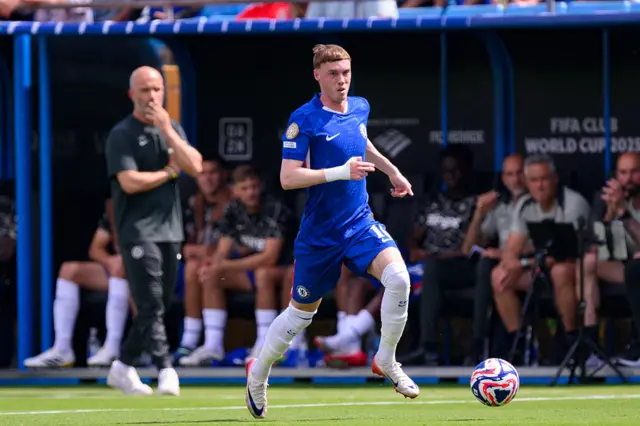 Cole Palmer in action for Chelsea