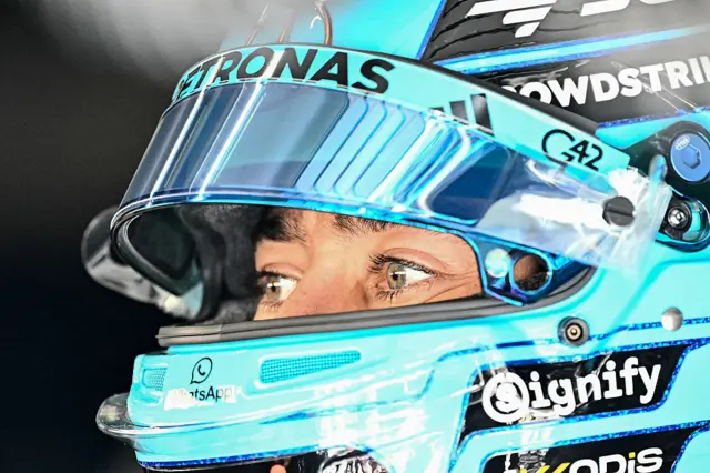 George Russell at the Austrian Grand Prix