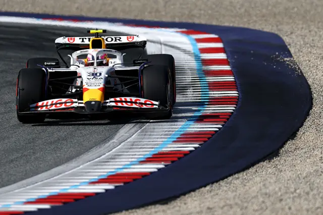 Liam Lawson at the Austrian Grand Prix