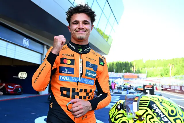 Lando Norris at the Austrian Grand Prix
