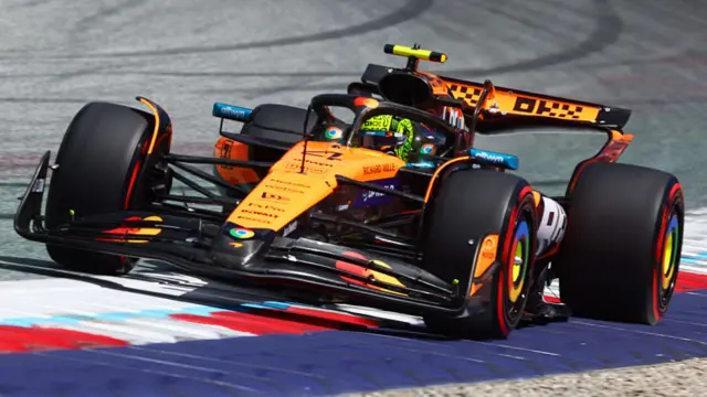 McLaren's Lando Norris during Austrian Grand Prix final practice