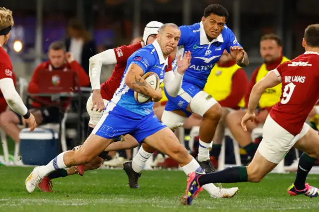 Dylan Pietsch of the Force looks to avoid being tackled