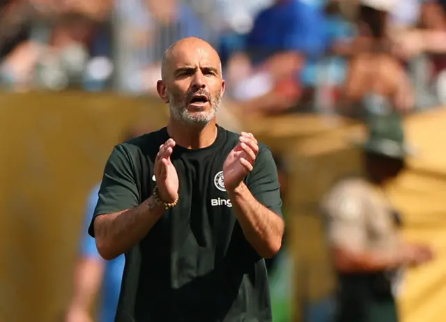 Enzo Maresca applauds his players