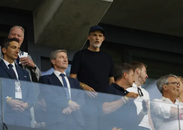 Tuchel in the stands