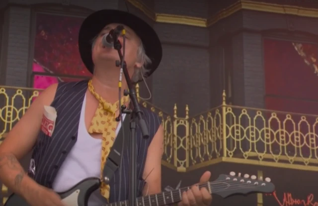 Pete Doherty of the Libertines on the Pyramid Stage