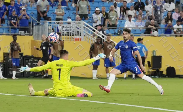 Pedro Neto scores for Chelsea