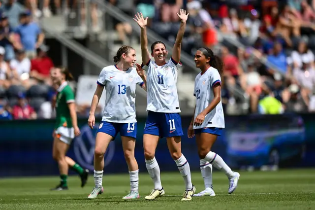Isabel Rodriguez celebrates