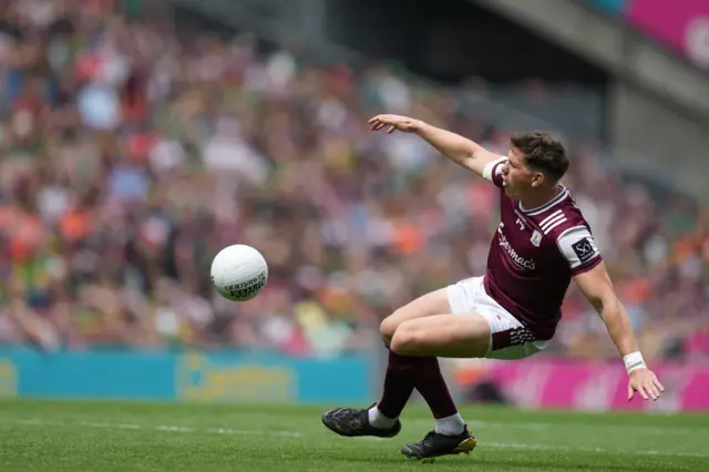 Shane Walsh of Galway slips