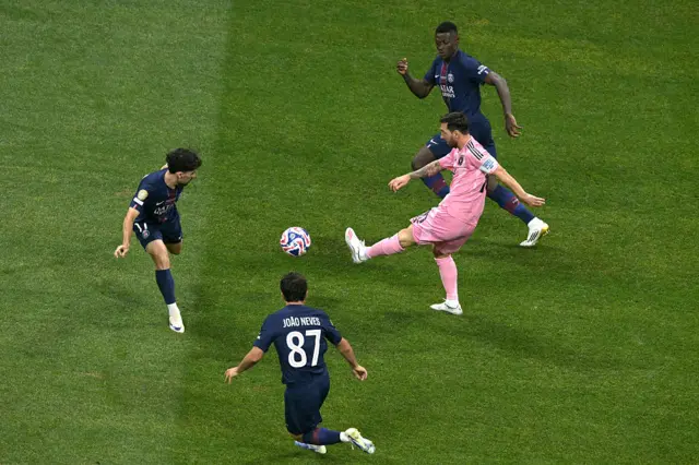 Lionel Messi in action for Inter Miami