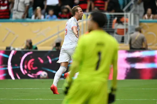 Harry Kane scores for Bayern Munich