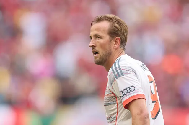 Harry Kane in action for Bayern Munich