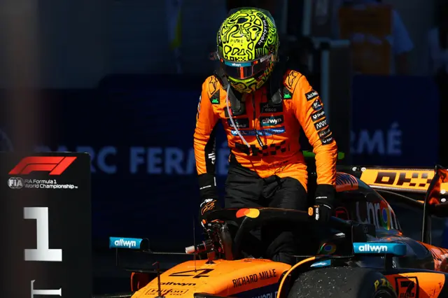 Lando Norris at the Austrian Grand Prix