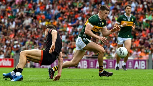 Seanie O'Shea in action