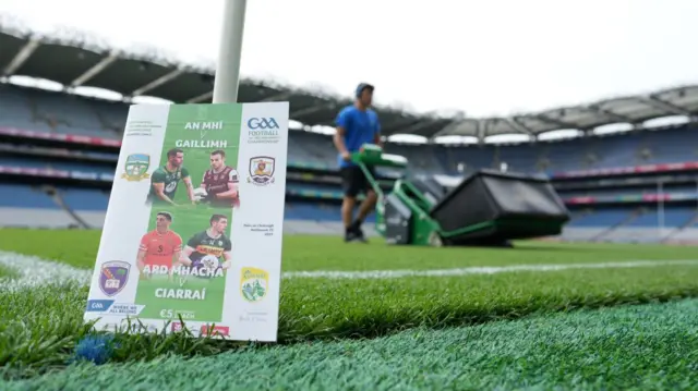 The front cover of today's match programme at Croke Park