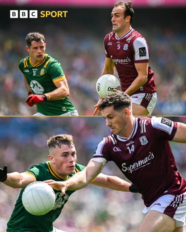 Second half action from Meath versus Galway