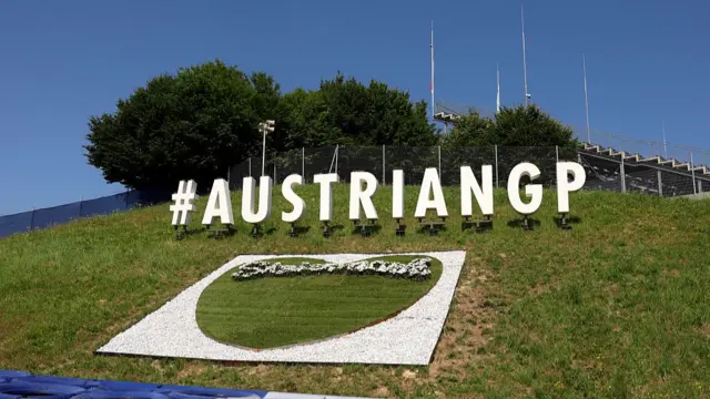View of the Austrian Grand Prix track