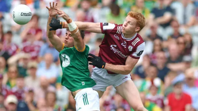 Action from Meath v Galway