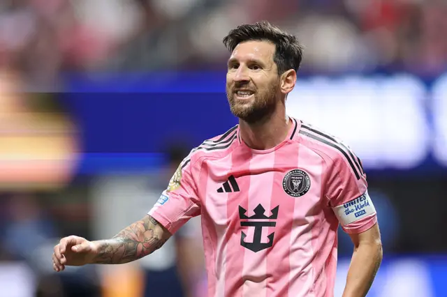 Lionel Messi in action for Inter Miami
