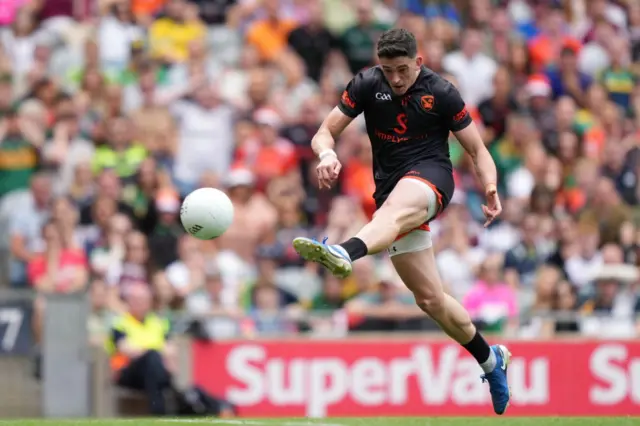 Armagh's Rory Grugan scores a goal