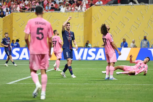 Fabian Ruiz celebrates after Tomas Aviles' own goal