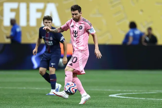 Lionel Messi in action for Inter Miami