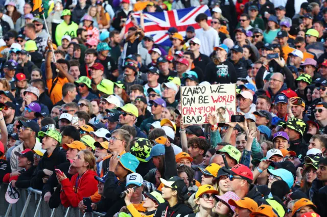 Fans at Silverstone