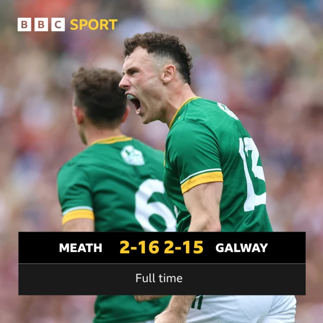 FT: Meath 2-16 Galway 2-15