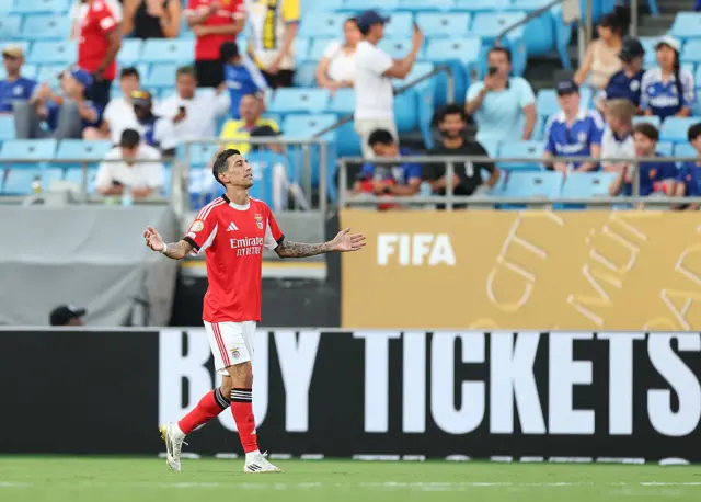 Angel Di Maria celebrates