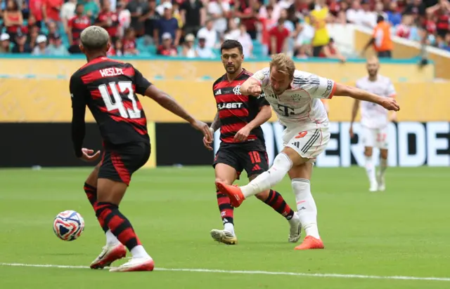 Harry Kane scores for Bayern Munich