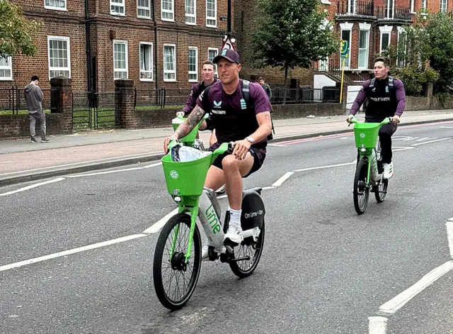 Brydon Carse on bike