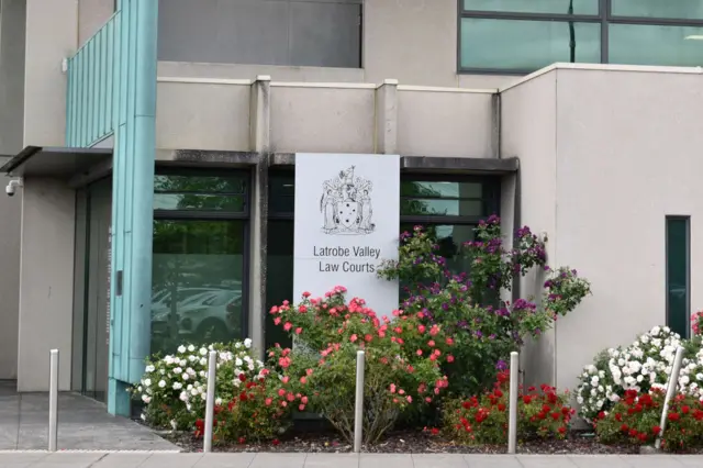An exterior shot of the Latrobe Valley Law Courts