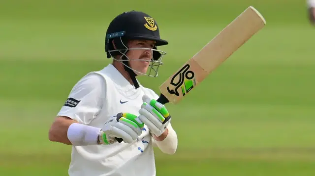 Daniel Hughes batting
