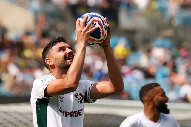 Ignacio of Fluminense FC reacts