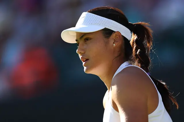 Emma Raducanu at Wimbledon
