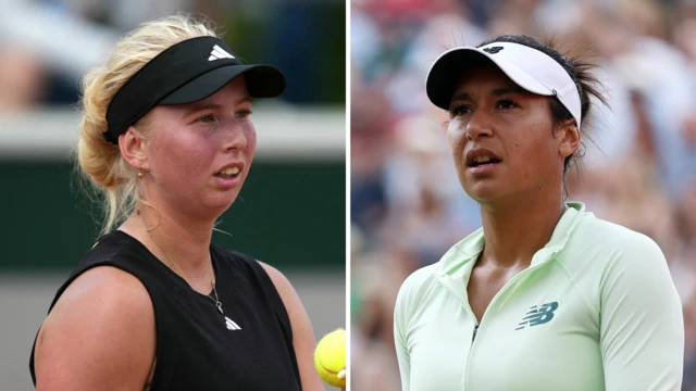 Split image of Cara Tauson and Heather Watson
