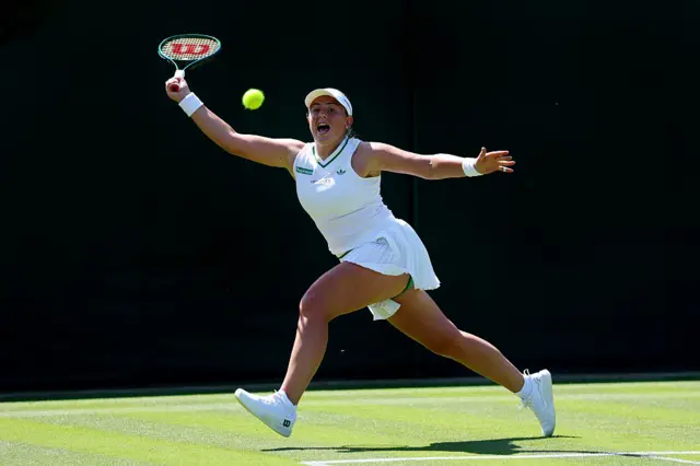 : Jelena Ostapenko at Wimbledon