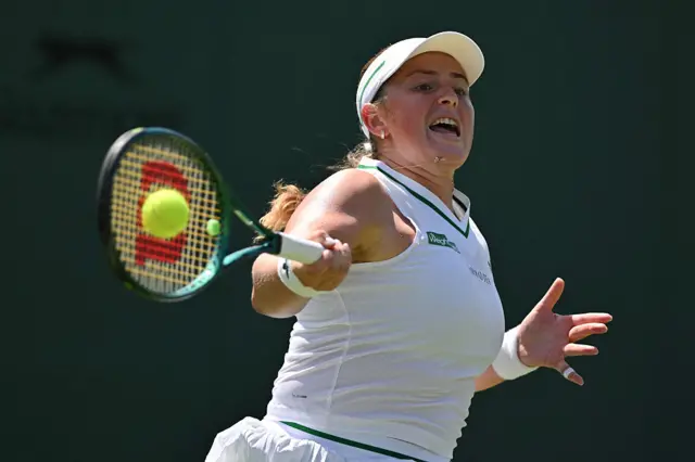 Jelena Ostapenko at Wimbledon