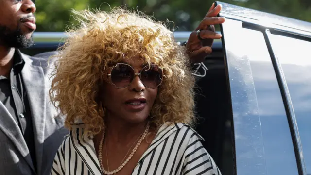 Janice Combs, mother of Sean "Diddy" Combs, arrives at court