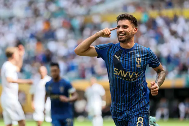 Ruben Neves of Al Hilal celebrates